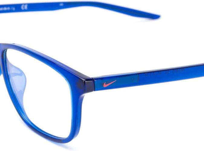 Nike Kids Bril met rond montuur Blauw