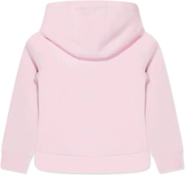 Nike Kids Hoodie van katoenblend met logoprint Roze