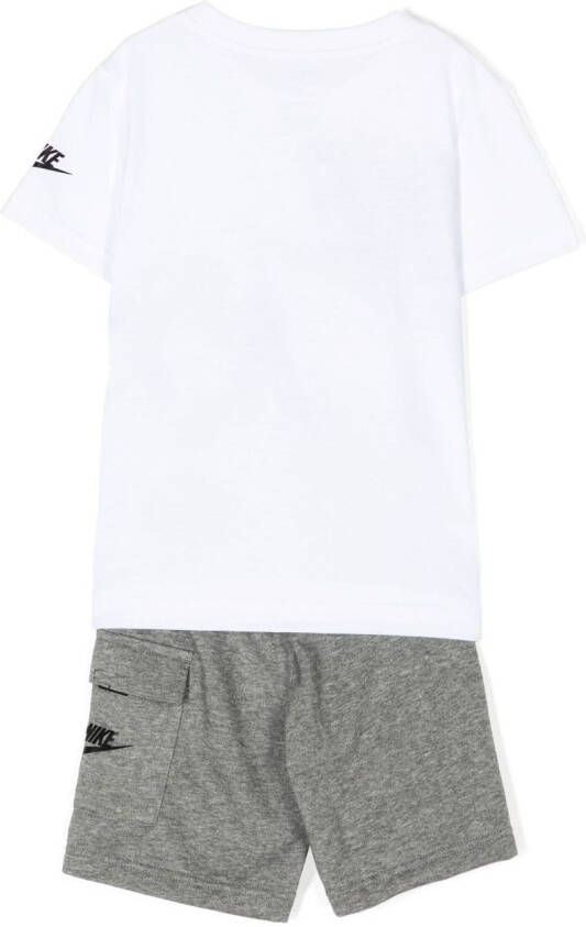 Nike Kids Shorts met elastische taille Grijs