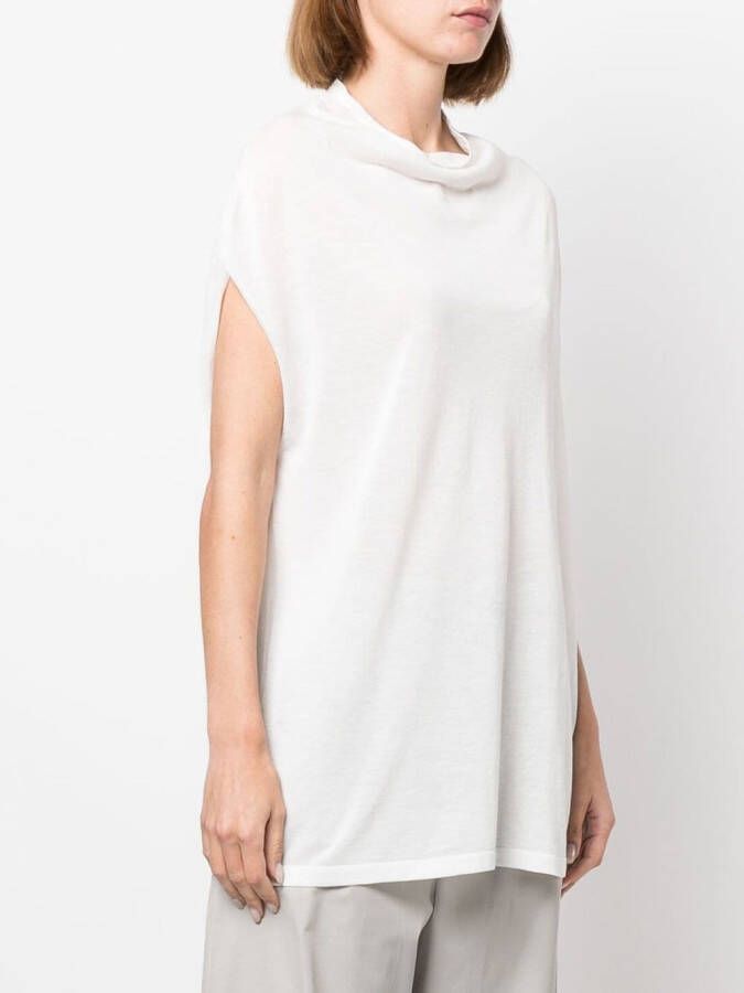 Nike ESC T-shirt met col Wit