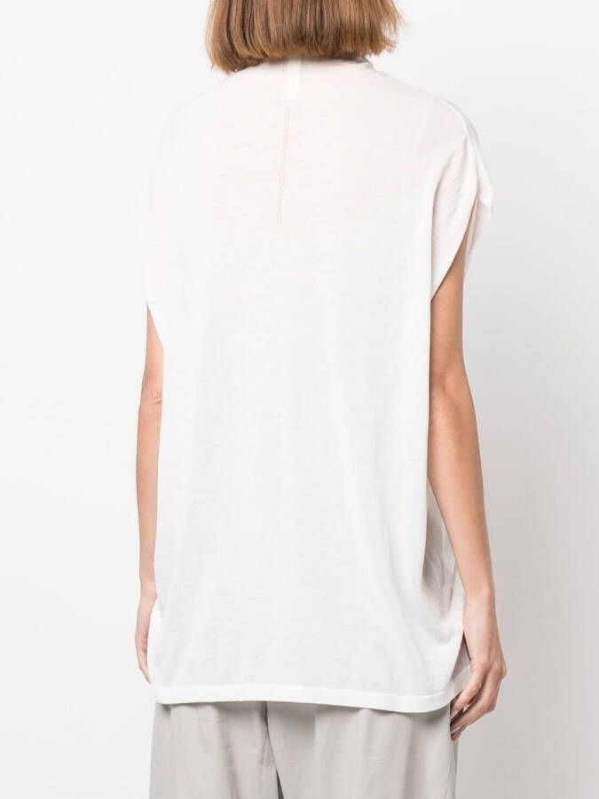 Nike ESC T-shirt met col Wit