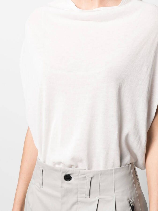 Nike ESC T-shirt met col Wit