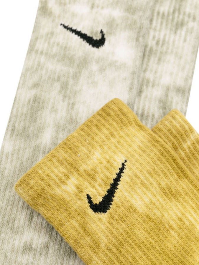 Nike Sokken met logoprint Geel