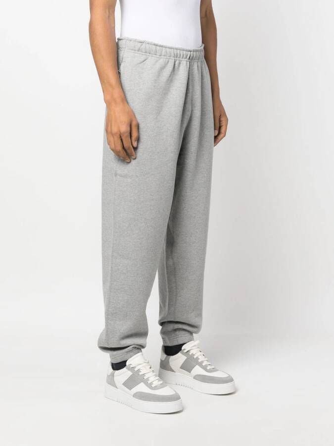 Nike Swoosh logo-embroidered track pants Grijs