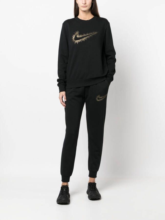Nike Sweater met ronde hals Zwart