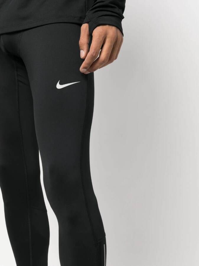 Nike Hardlooplegging met logoprint Zwart