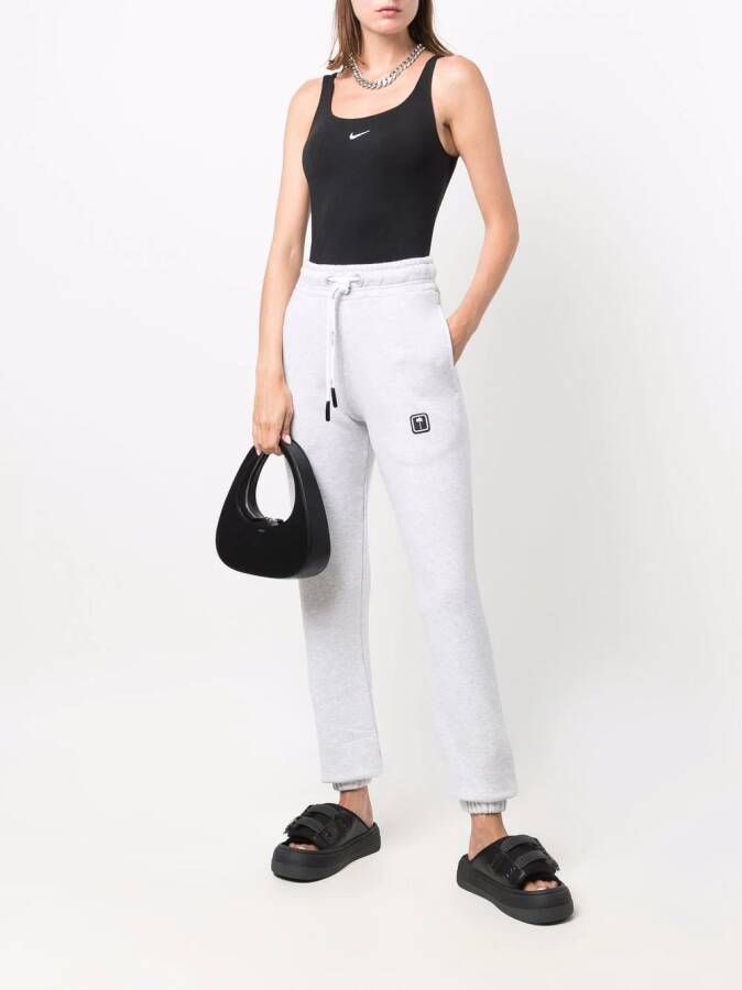 Nike Top met diepe ronde hals Zwart