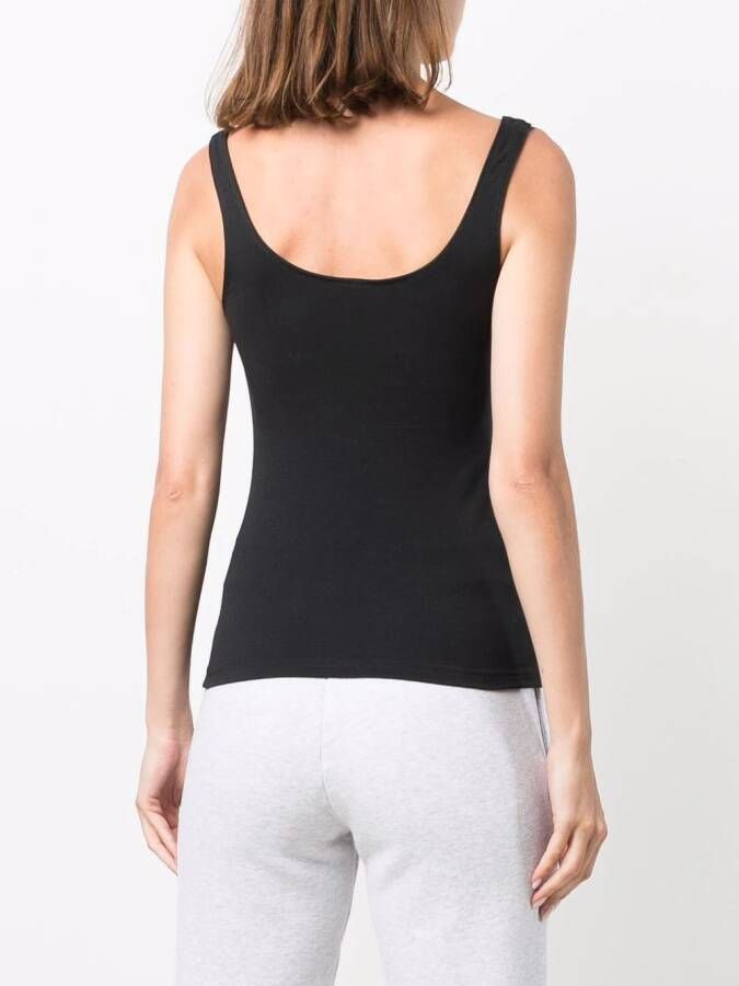 Nike Top met diepe ronde hals Zwart