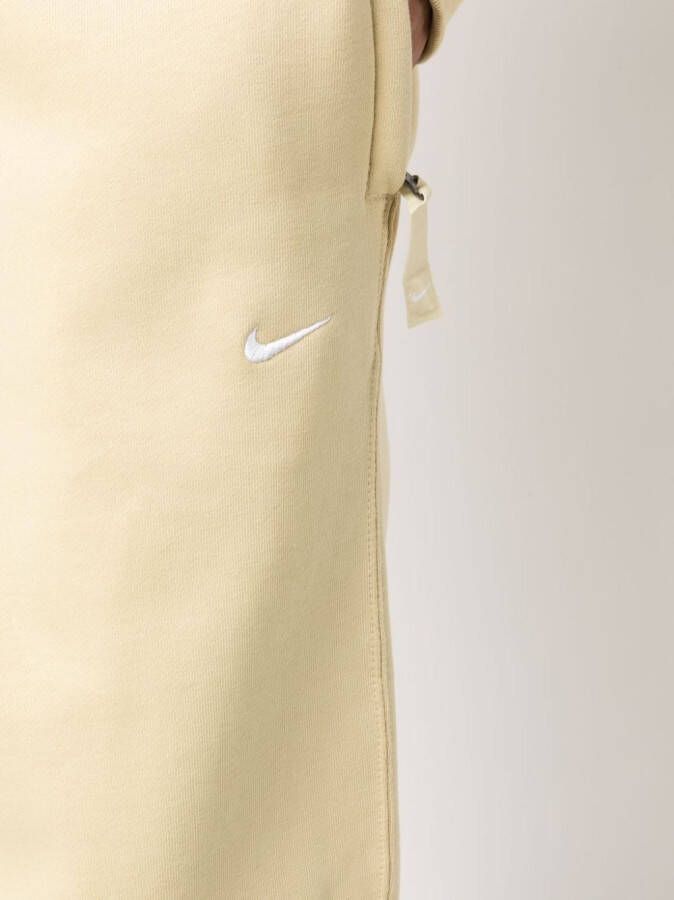 Nike Trainingsbroek met geborduurd logo Geel
