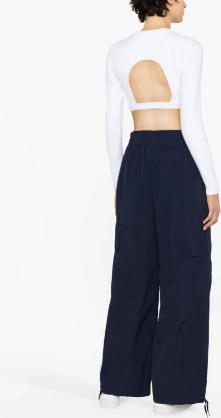 Nike Trainingsbroek met logodetail Blauw