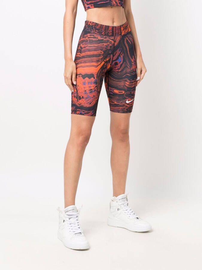 Nike Trainingsshorts met logo Oranje