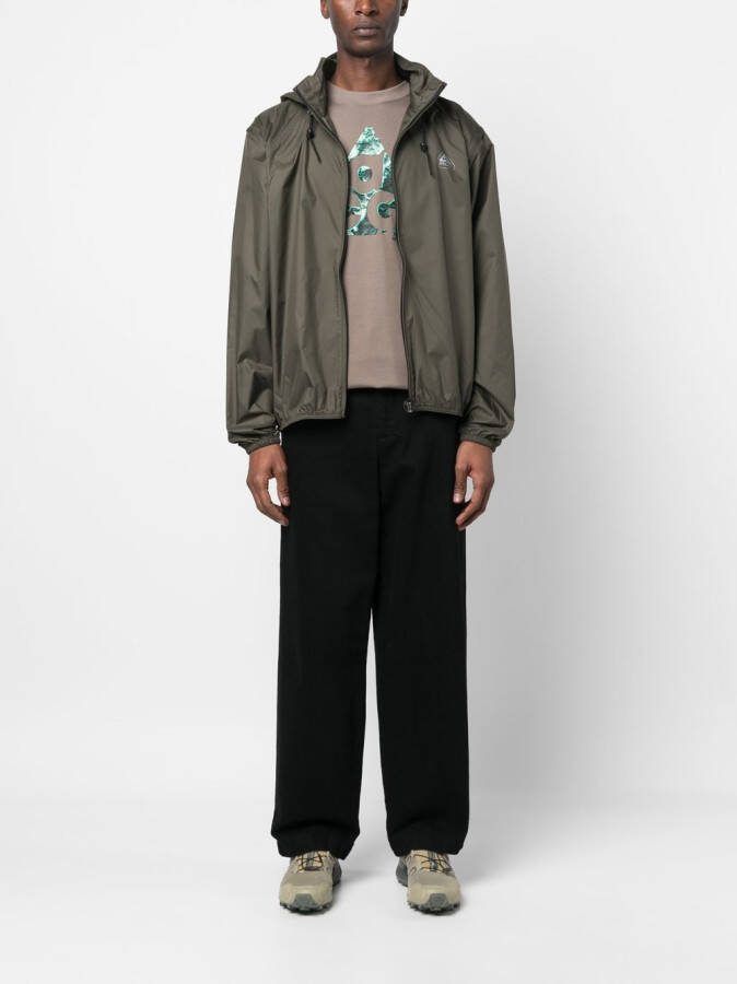 Nike Windjack met vlakken Groen