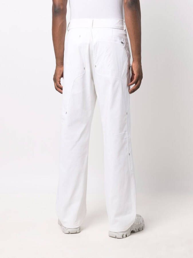 Nike X Off-White Bootcut broek Beige