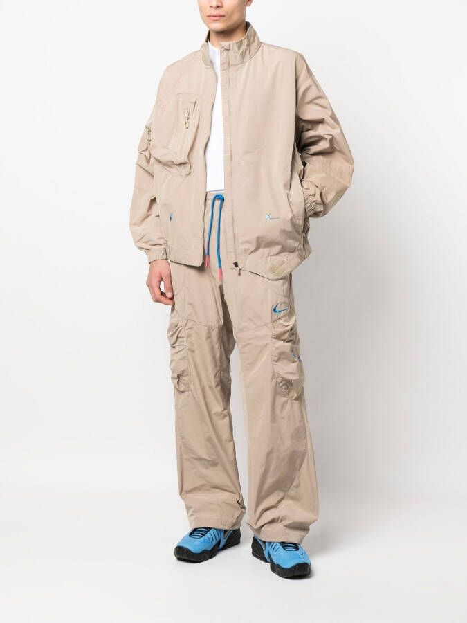Nike X Off-White Pak met geborduurd logo Beige