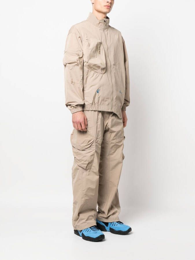 Nike X Off-White Pak met geborduurd logo Beige