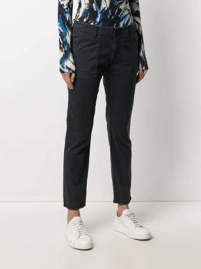Nili Lotan Cropped chino Zwart