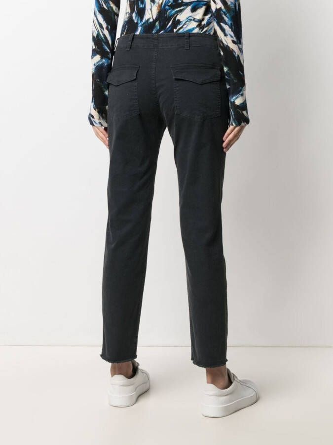Nili Lotan Cropped chino Zwart