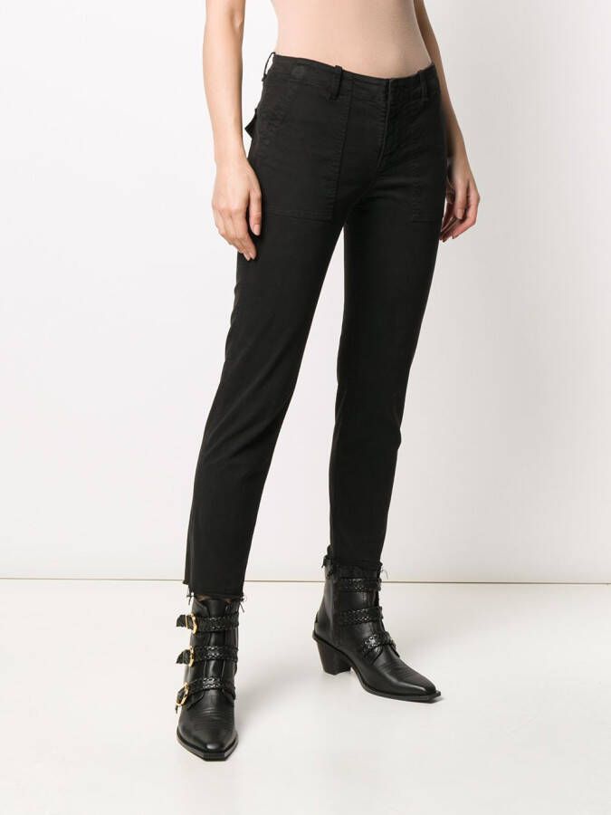 Nili Lotan Cropped jeans Zwart