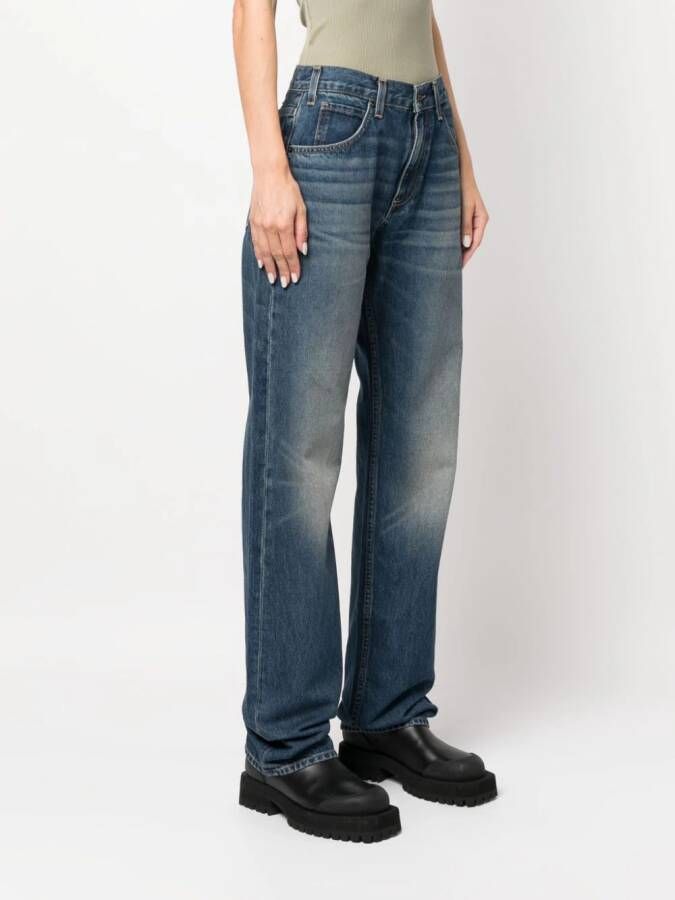 Nili Lotan Jeans met stonewashed-effect Blauw