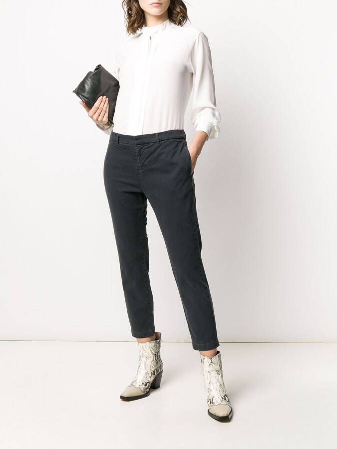 Nili Lotan Slim-fit broek Grijs