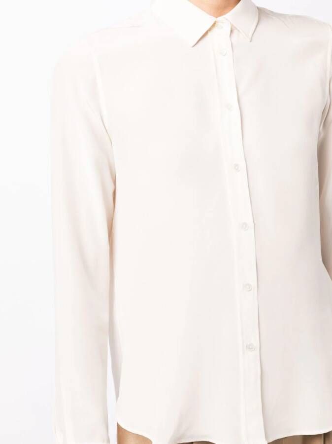 Nili Lotan Zijden blouse Wit