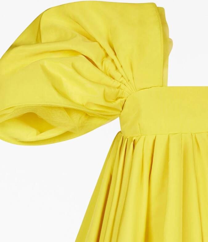 Nina Ricci Asymmetrische jurk Geel