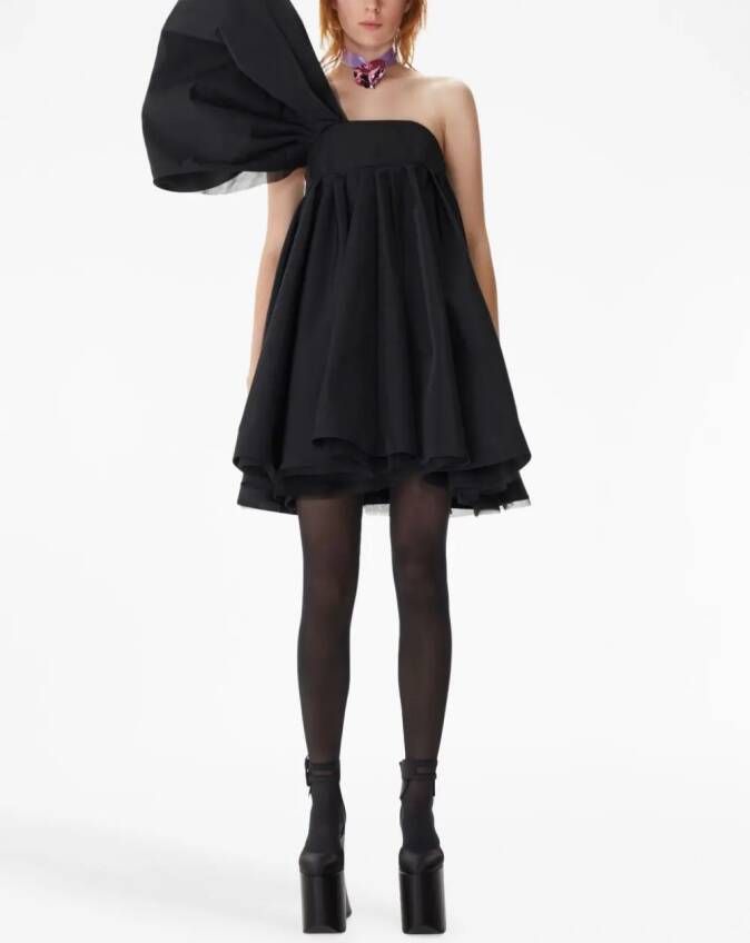 Nina Ricci Asymmetrische jurk Zwart