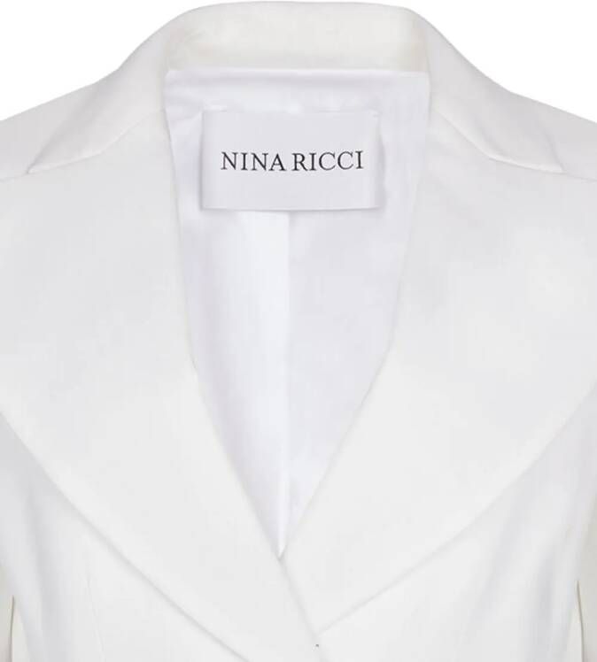 Nina Ricci Blazer met dubbele rij knopen Wit