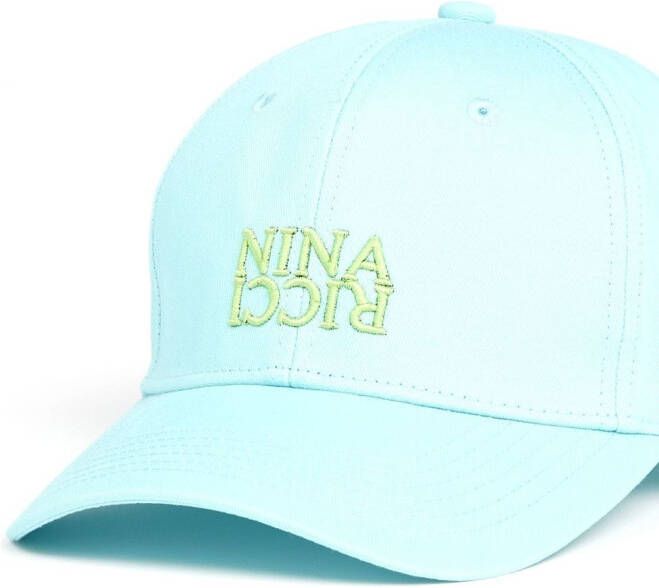 Nina Ricci Pet met geborduurd logo Blauw