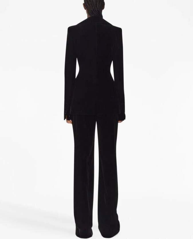 Nina Ricci Fluwelen broek Zwart