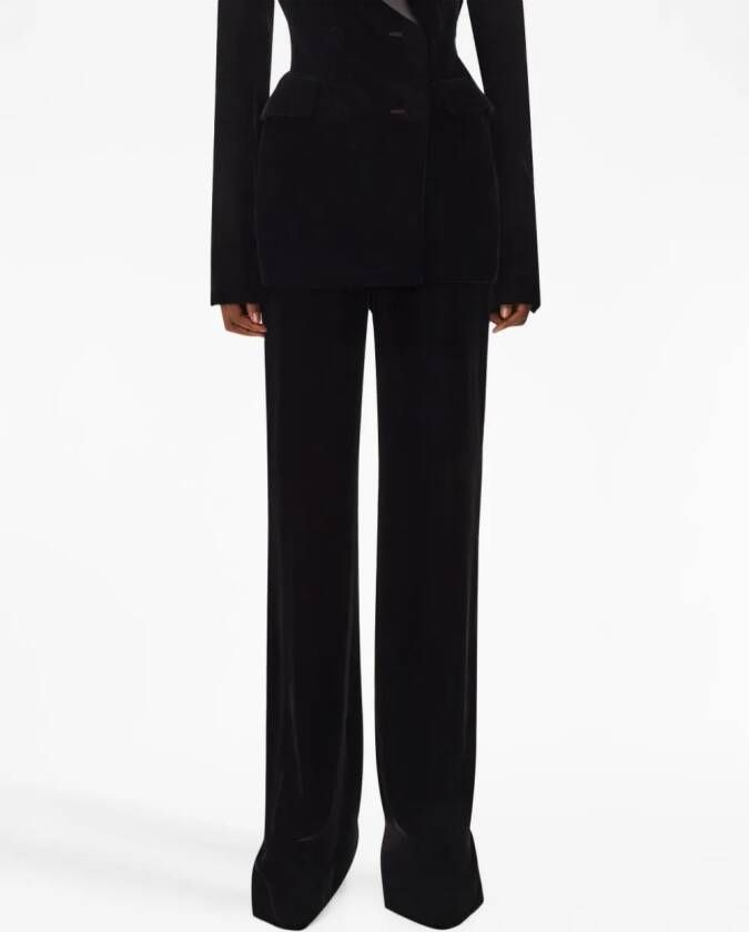 Nina Ricci Fluwelen broek Zwart