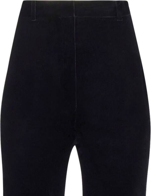 Nina Ricci Fluwelen broek Zwart