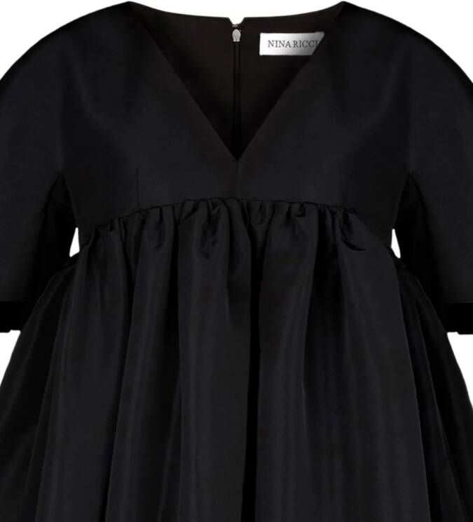 Nina Ricci Geplooide jurk Zwart