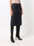 Nina Ricci Geruite midi-rok Blauw - Thumbnail 3