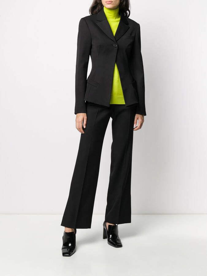 Nina Ricci Gestructureerde blazer Zwart