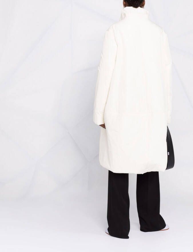 Nina Ricci Gewatteerde jas Wit