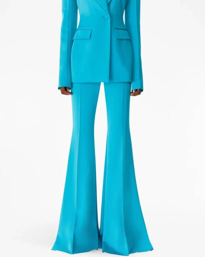 Nina Ricci High waist broek Blauw
