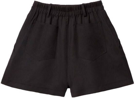 Nina Ricci High waist shorts Zwart