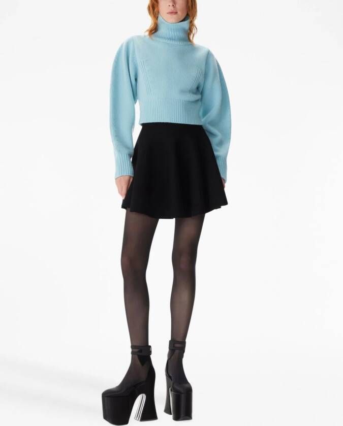 Nina Ricci Mini-rok met A-lijn Zwart