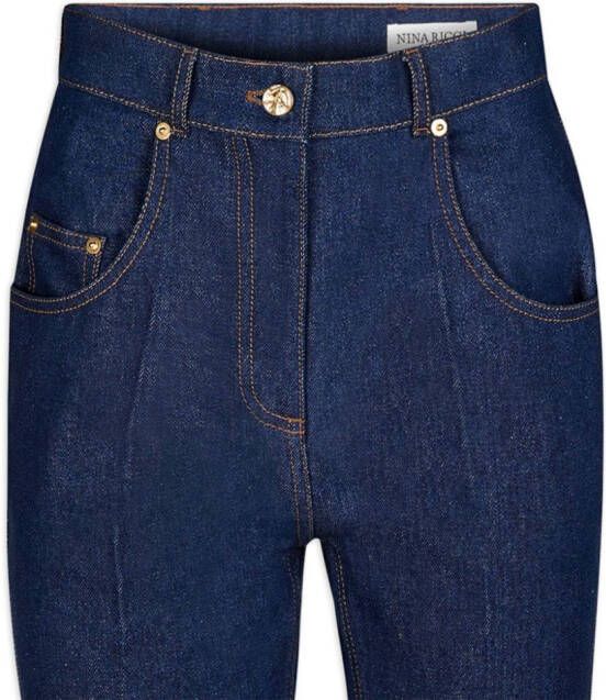 Nina Ricci High waist jeans Blauw