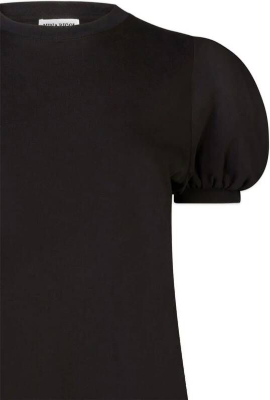 Nina Ricci T-shirt met pofmouwen Zwart
