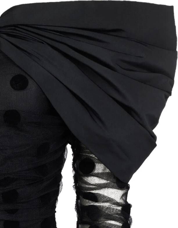 Nina Ricci Jurk met oversized strik Zwart