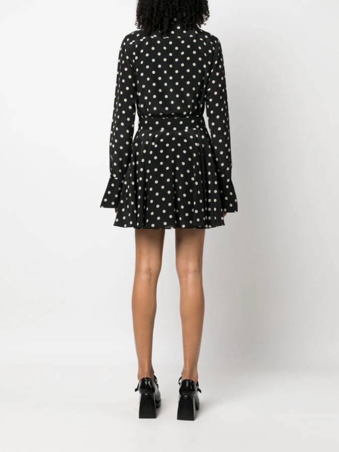 Nina Ricci Mini-rok met stippen Zwart