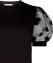 Nina Ricci T-shirt met stippen Zwart - Thumbnail 5