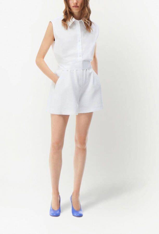 Nina Ricci Shorts met elastische taille Wit