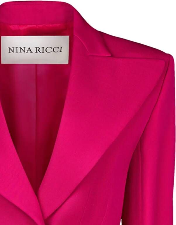 Nina Ricci Blazer met enkele knoop Roze