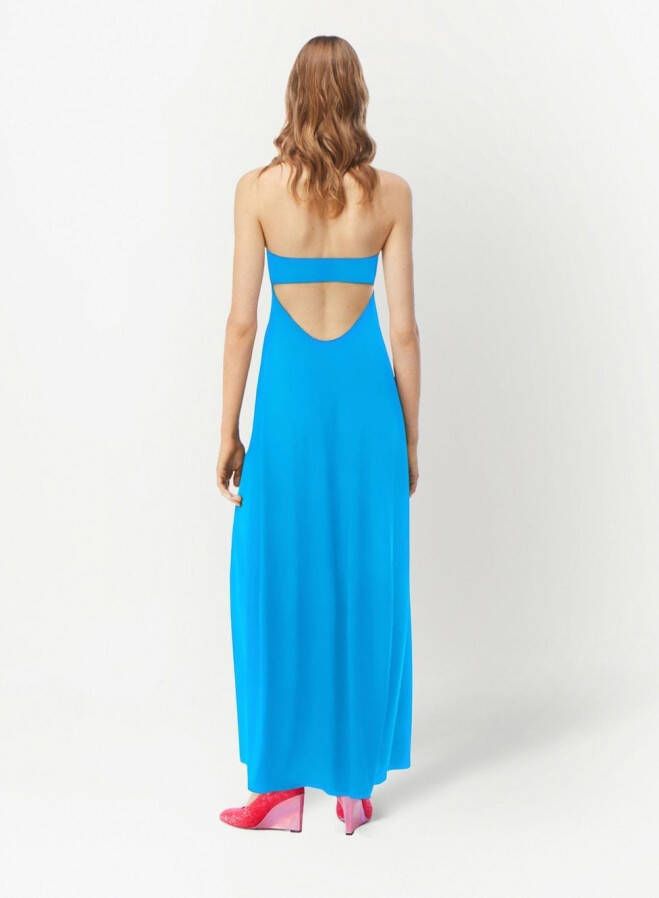 Nina Ricci Strapless jurk Blauw