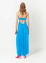 Nina Ricci Strapless jurk Blauw - Thumbnail 3