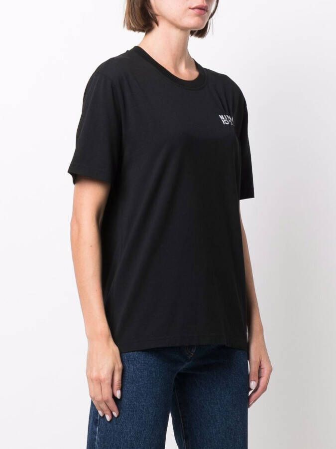 Nina Ricci T-shirt van katoen-jersey Zwart