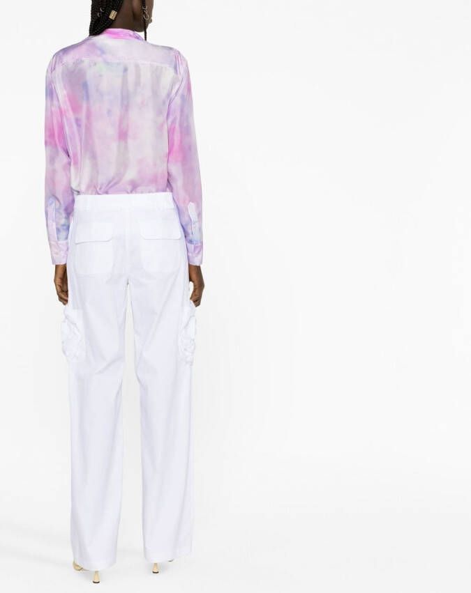Nina Ricci Blouse met tie-dye print Roze